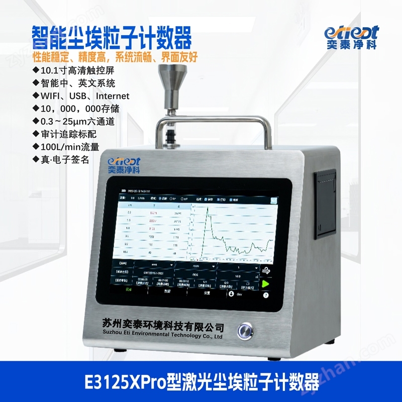 E3125XPro激光塵埃粒子計(jì)數(shù)器100L