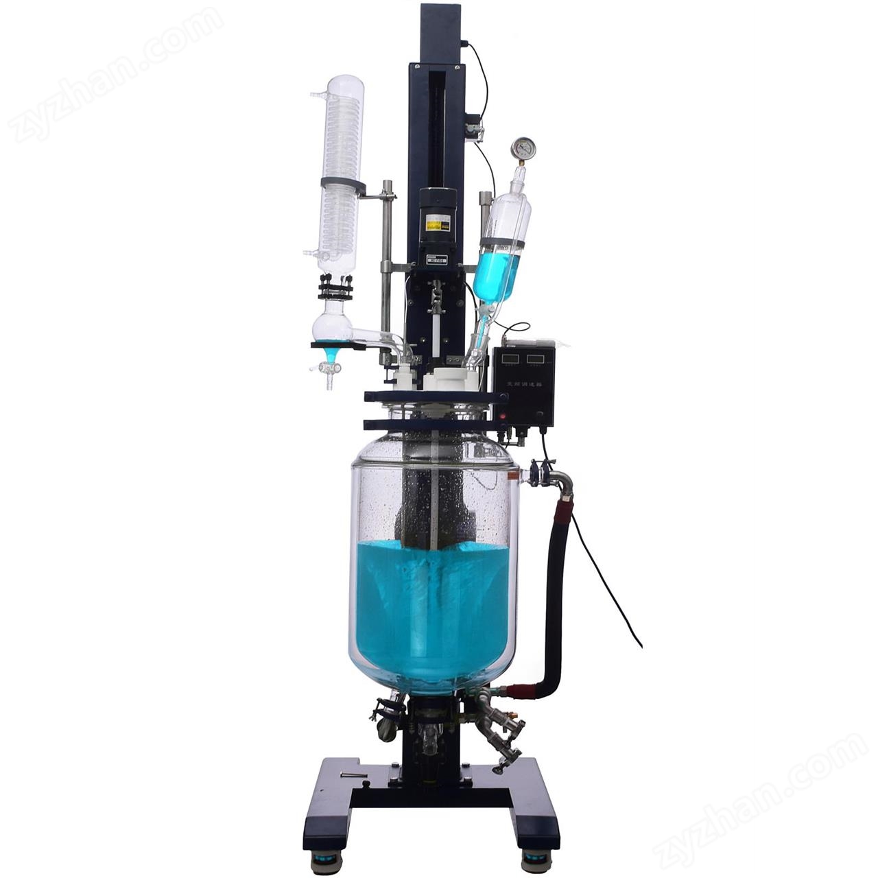 升降、旋轉雙層玻璃反應釜