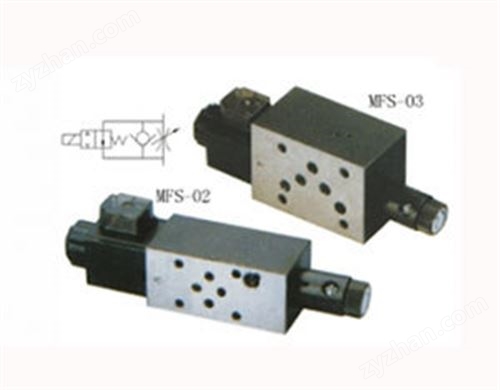 叠加式电磁单向节流阀