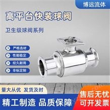 衛(wèi)生級高平臺直通球閥